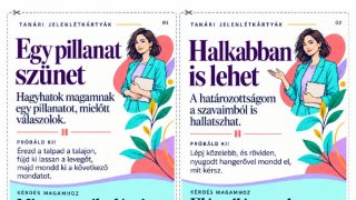 Jelenlétkártyák - olyan rövid kapaszkodók, amelyeket két óra között vagy egy nehéz helyzetben is elő lehet venni.